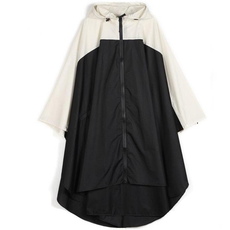 Zweifarbige Regenjacke für Damen