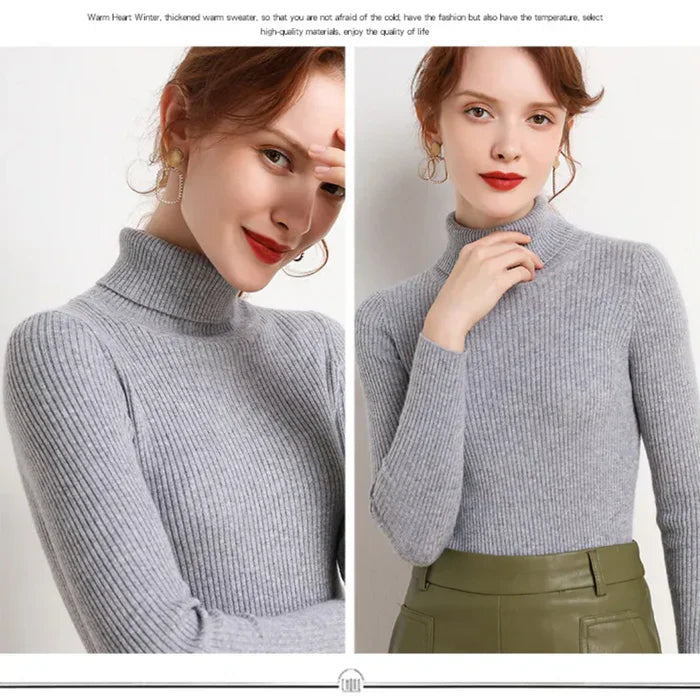Berthe - Kaschmir-Rollkragenpullover