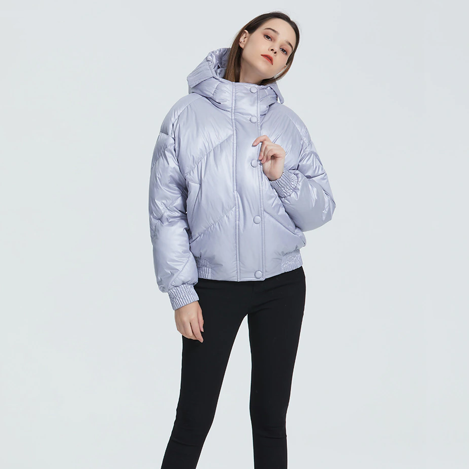Leuchtende Damen Winterjacke