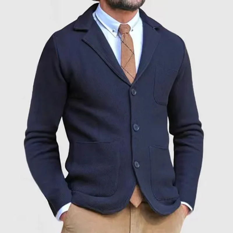 Joshua | Herren Freizeit Sakko | Strickjacke