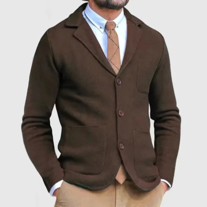 Joshua | Herren Freizeit Sakko | Strickjacke