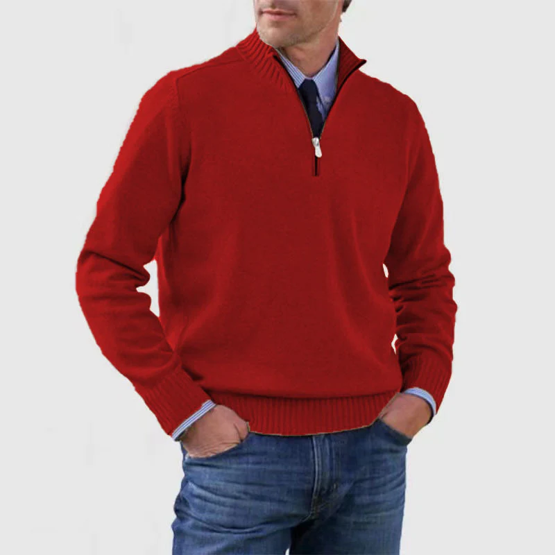Lester | Herren Reißverschluss-Pullover | Sweatshirt