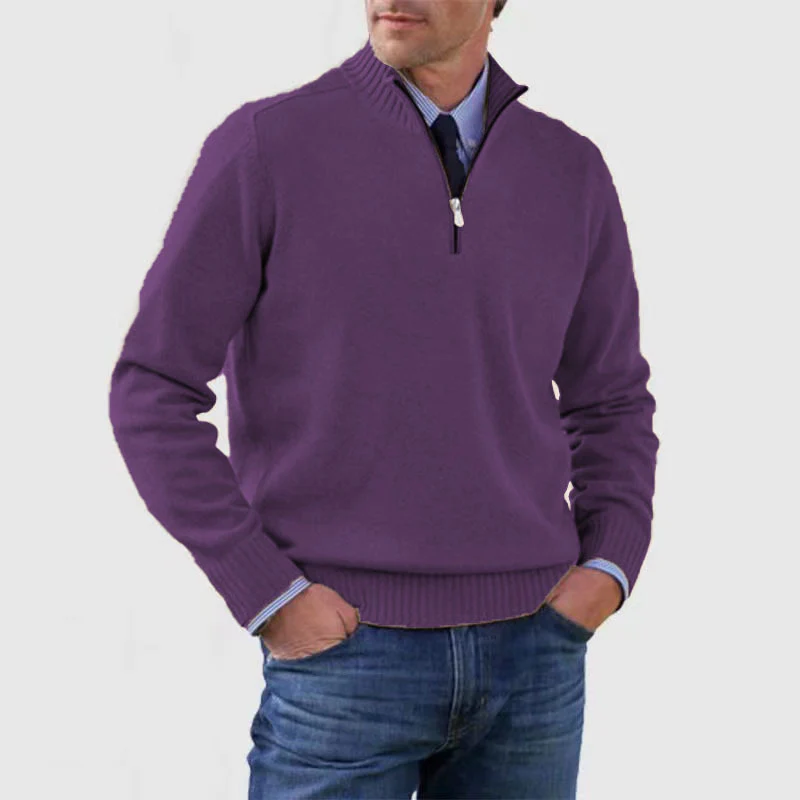 Lester | Herren Reißverschluss-Pullover | Sweatshirt