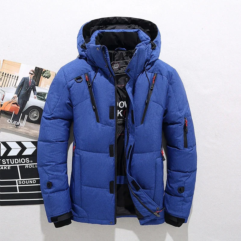 Jason | Herren Winterjacke mit Kapuze | Daunenjacke
