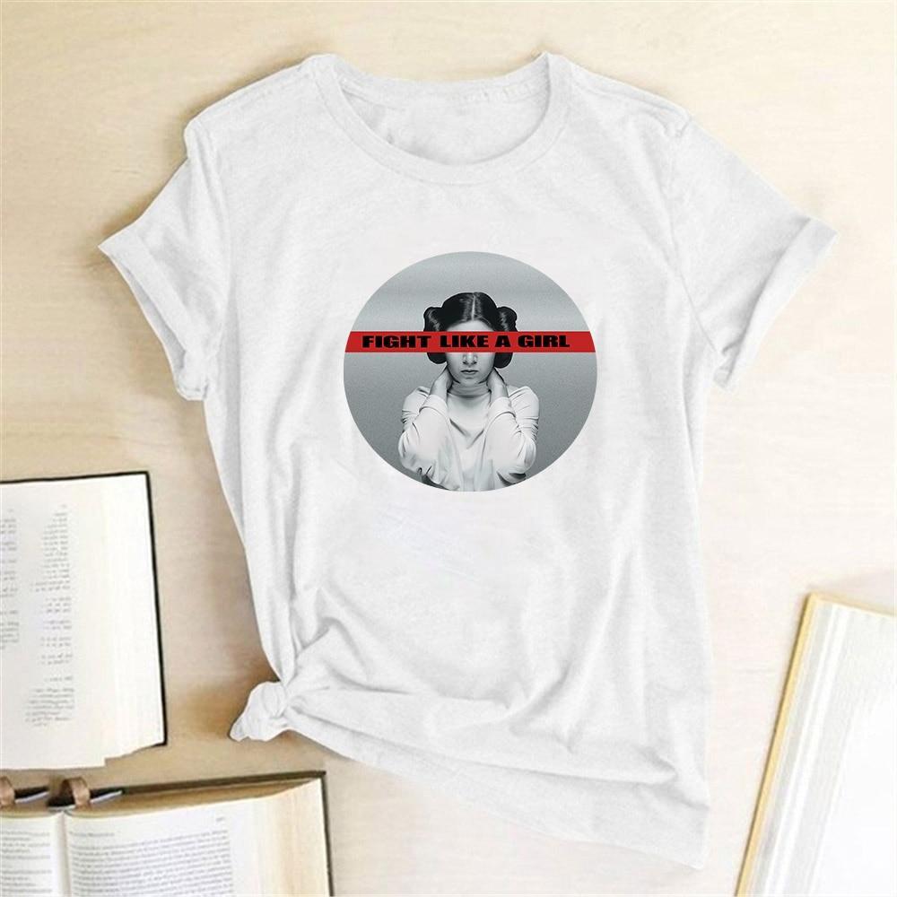 Damen T-Shirt mit Leia-Motiv