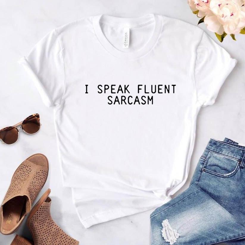 Damen T-Shirt mit sarkastischer Aufschrift