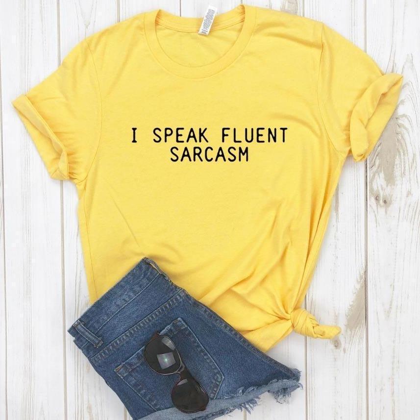 Damen T-Shirt mit sarkastischer Aufschrift