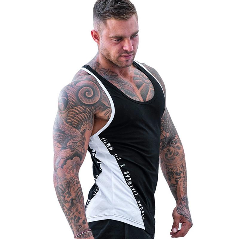 Zweifarbiges Tanktop für Herren