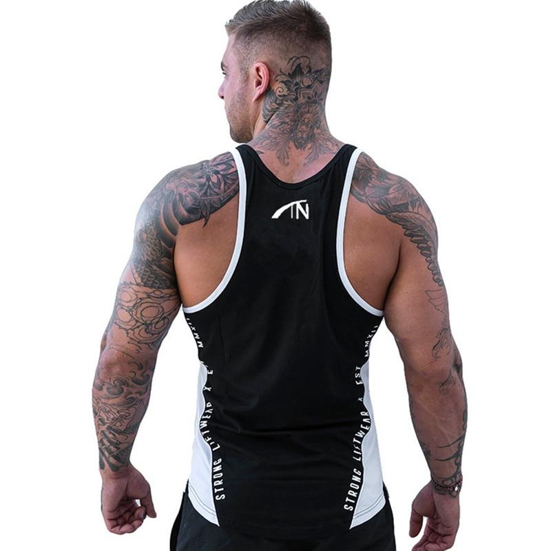 Zweifarbiges Tanktop für Herren