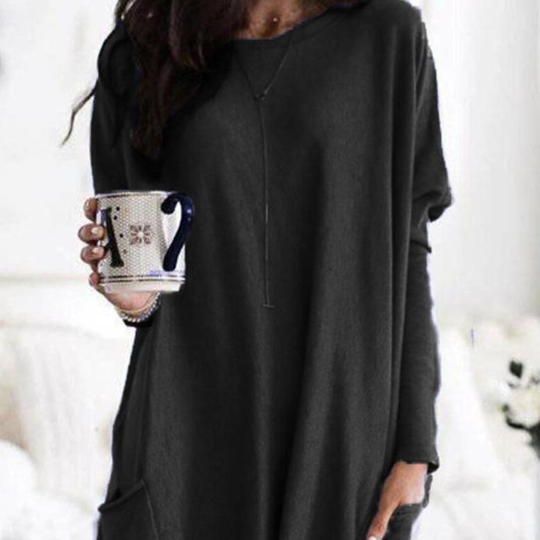 Kuscheliges Damen-Shirt mit Taschen