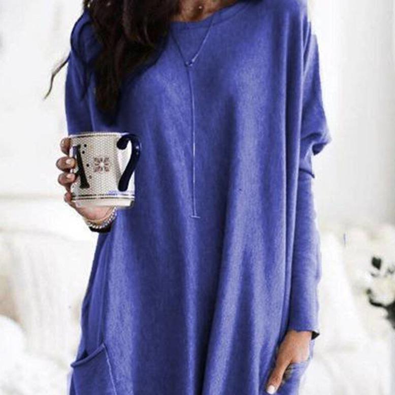 Kuscheliges Damen-Shirt mit Taschen