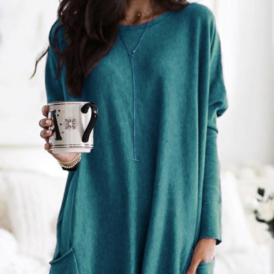 Kuscheliges Damen-Shirt mit Taschen