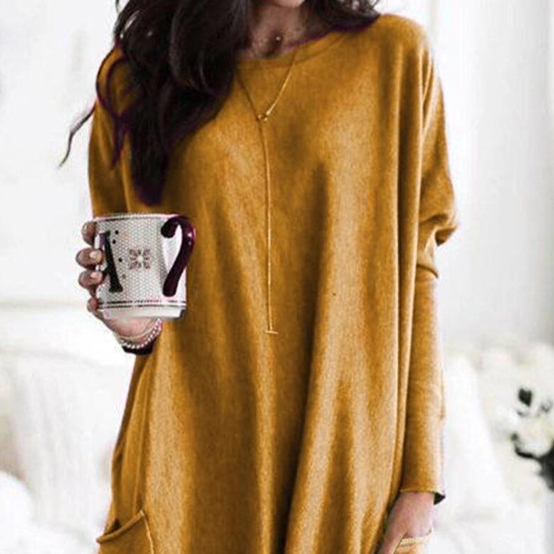 Kuscheliges Damen-Shirt mit Taschen