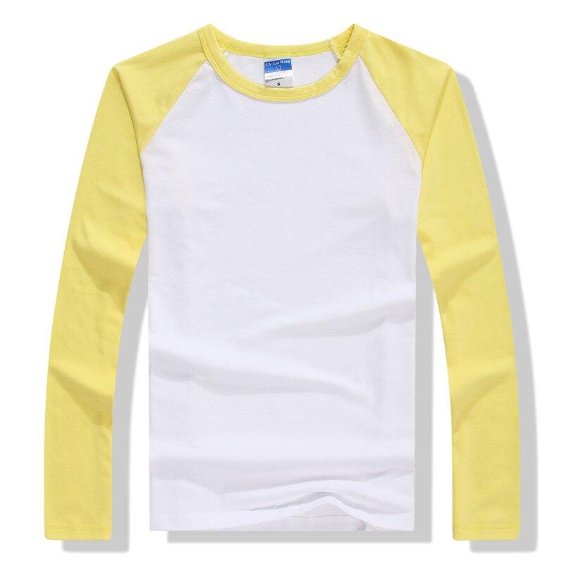 Zweifarbiges Langarm-T-Shirt für Herren