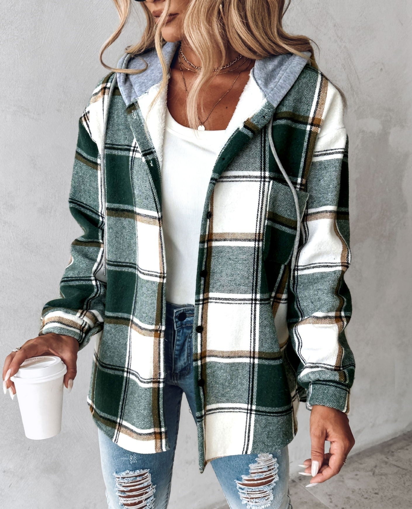 Lillymoda | Janie - stilvolle karierte Trend-Cardigans