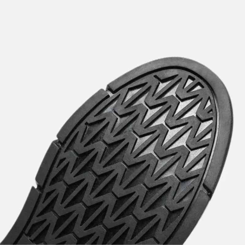 Allan - Alle schwarzen Leder-Sneakers