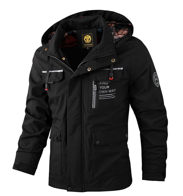 Alfons - Windbreaker Wasserdichter Wintermantel
