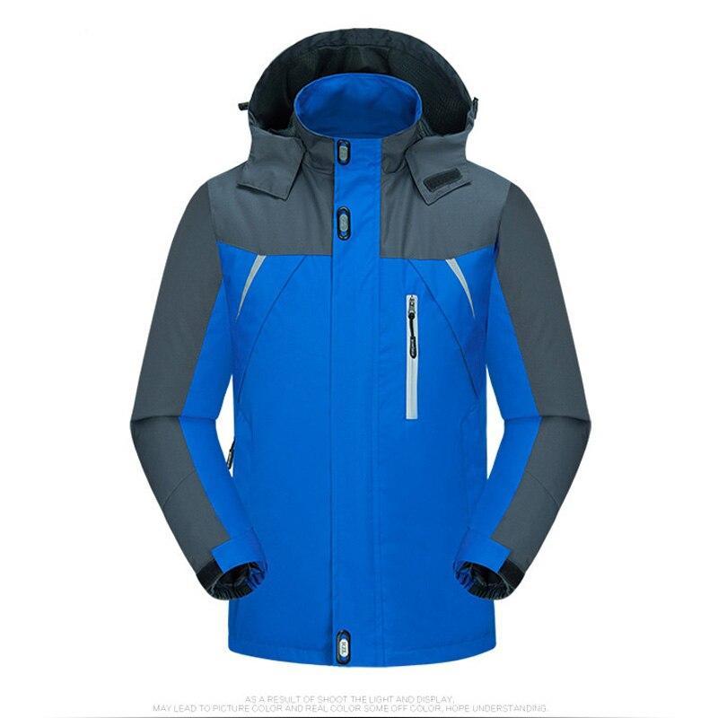 Zweifarbige Winterjacke für Herren
