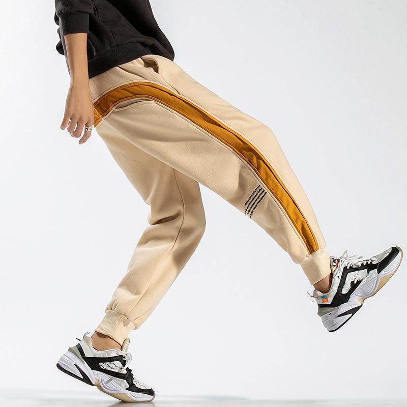 Zweifarbige Herren-Jogginghose
