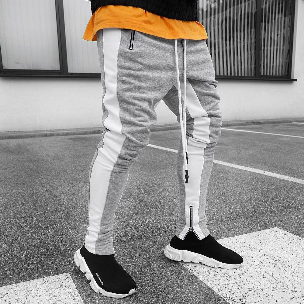Zweifarbige Jogginghose für Herren