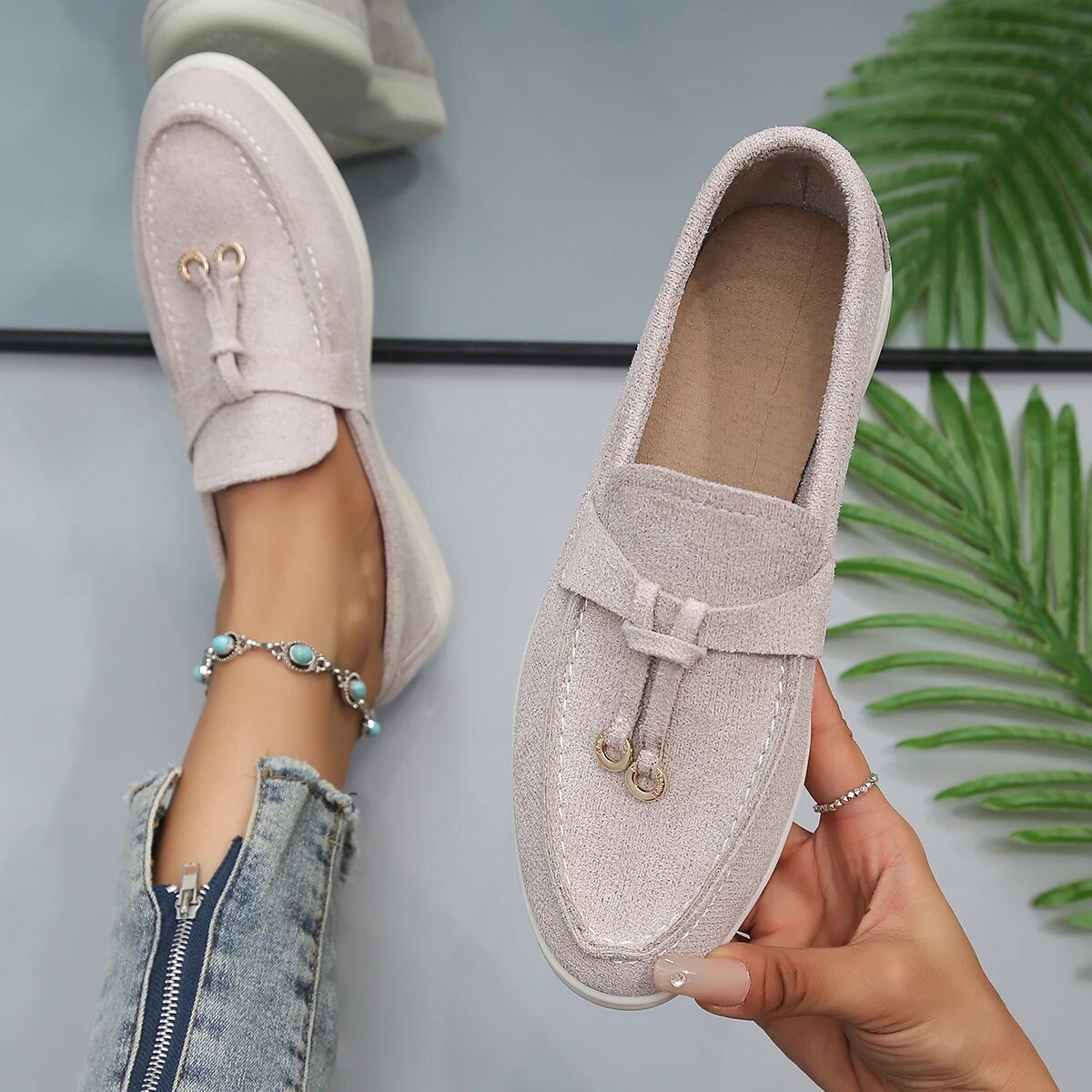 Stilvolle Loafer | Hausschuhe Frauen