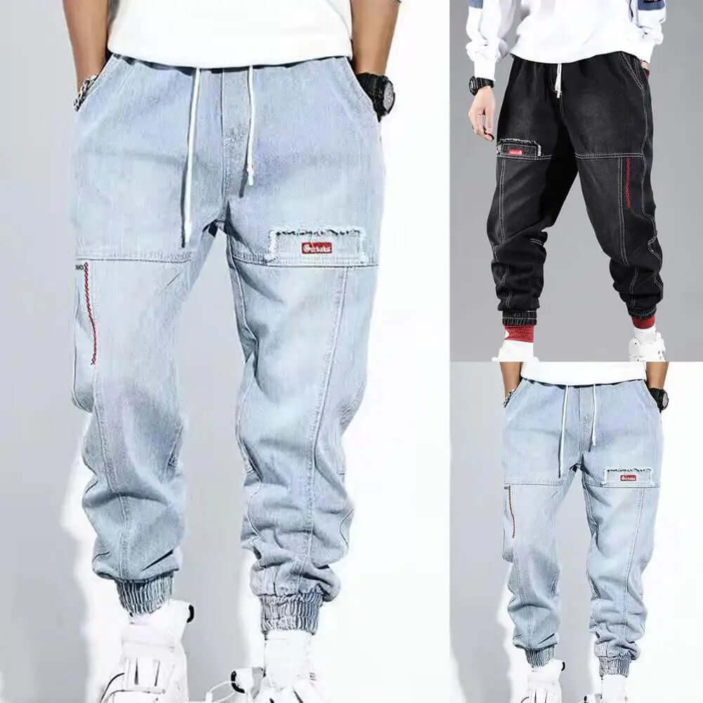 Percival | Herren Baggy Jeans | Schwarze