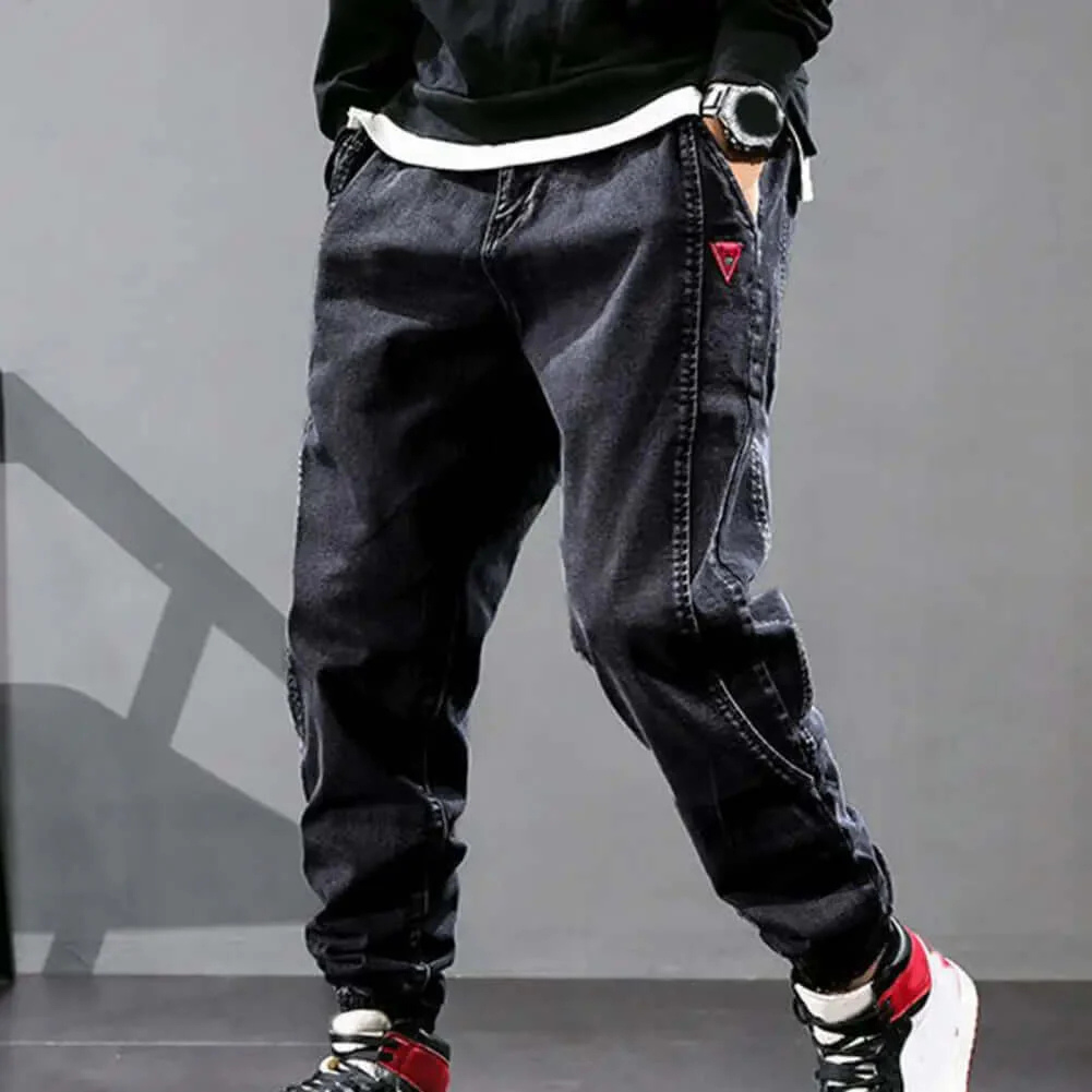 Percival | Herren Baggy Jeans | Schwarze
