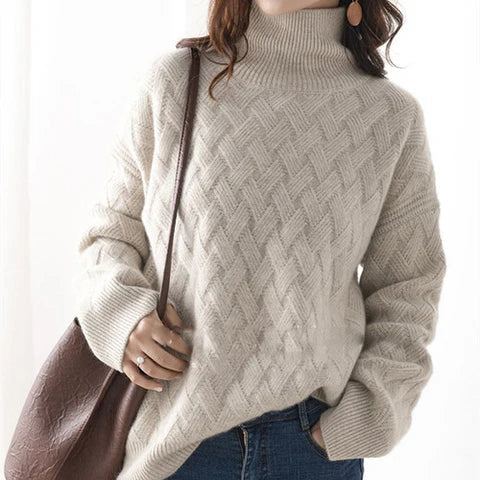 Haisley - Schicker Pullover mit hohem Halsausschnitt