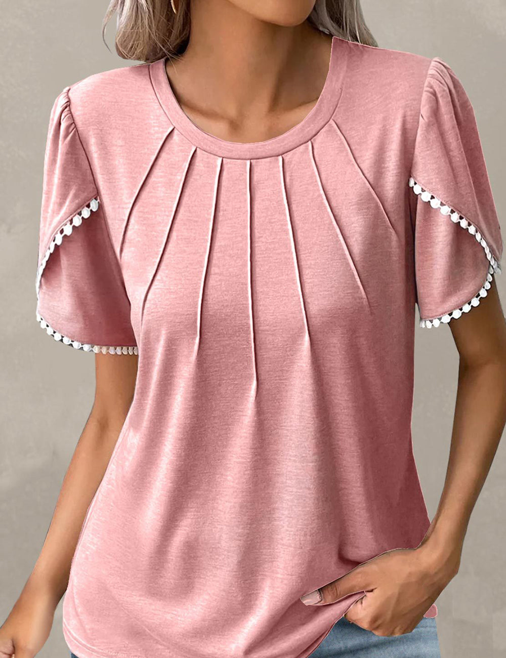 Malene | Oberteile Damen Schick | Weiß Top