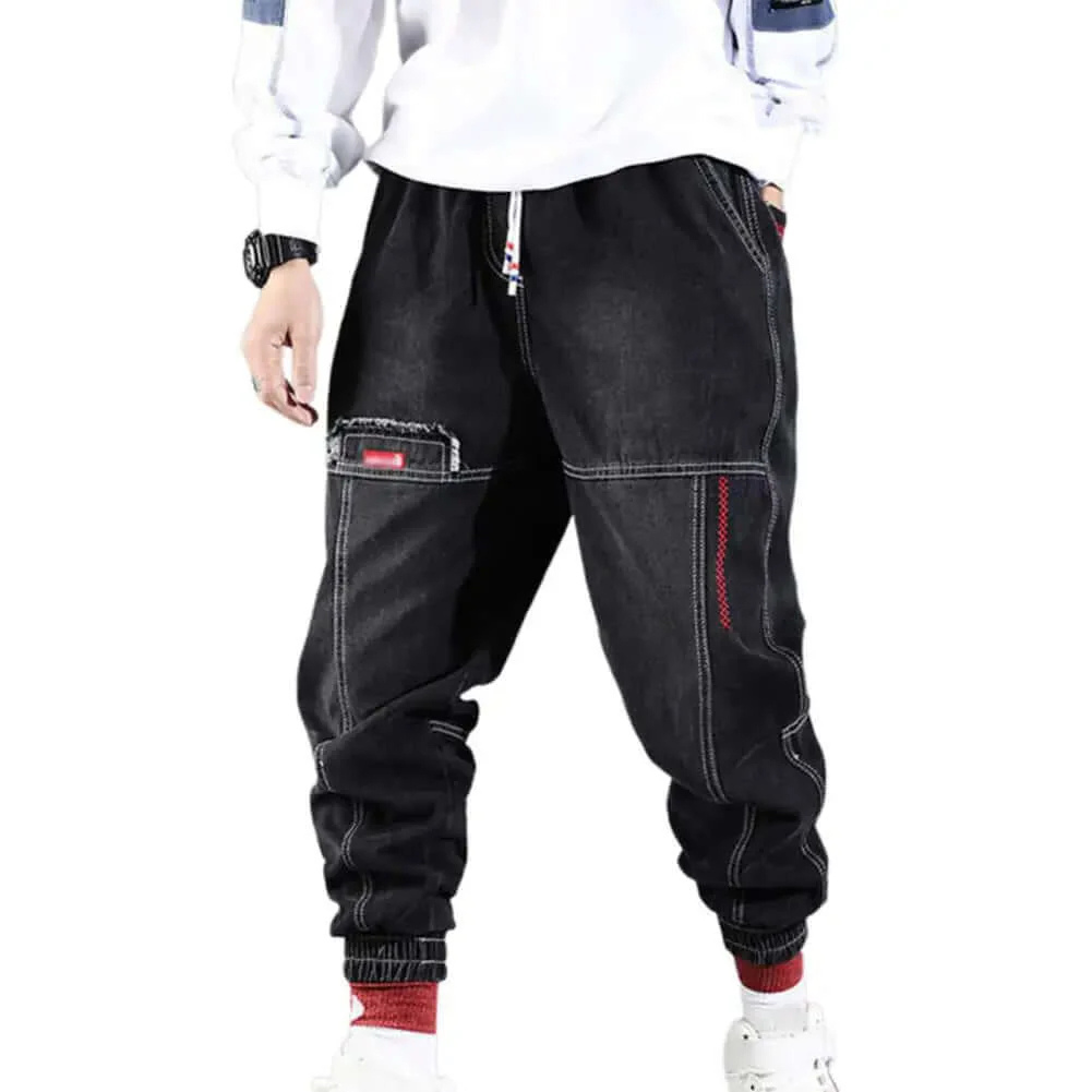Percival | Herren Baggy Jeans | Schwarze