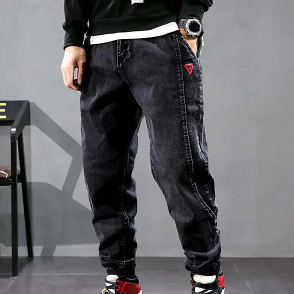Percival | Herren Baggy Jeans | Schwarze