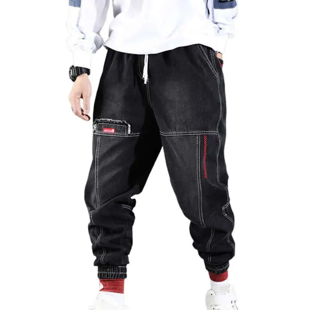 Percival | Herren Baggy Jeans | Schwarze