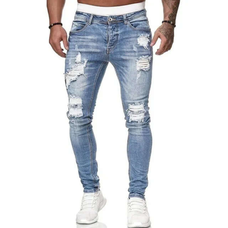 Bastien | Herren Slim Fit Jeans | Schwarz