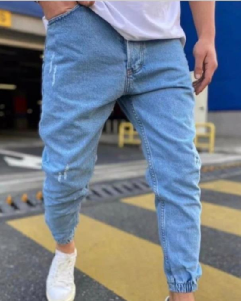 Corey | Herren Sommer Jeans | Blau