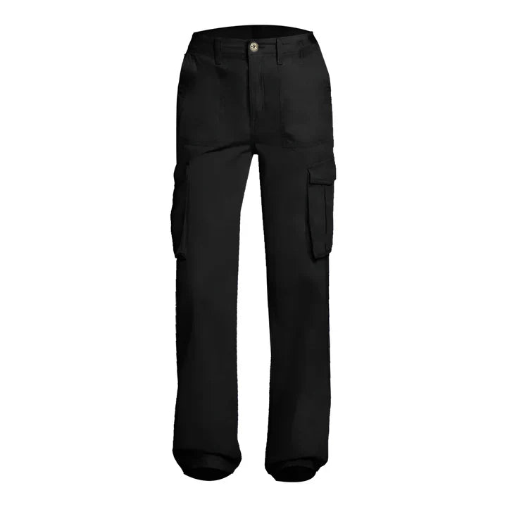 Saraha - Damen Cargohose mit gerader Passform