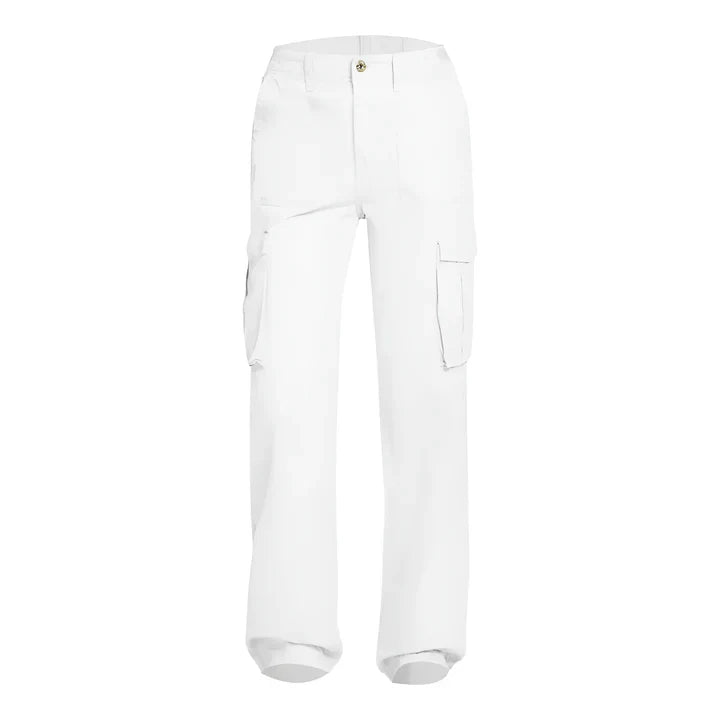 Saraha - Damen Cargohose mit gerader Passform