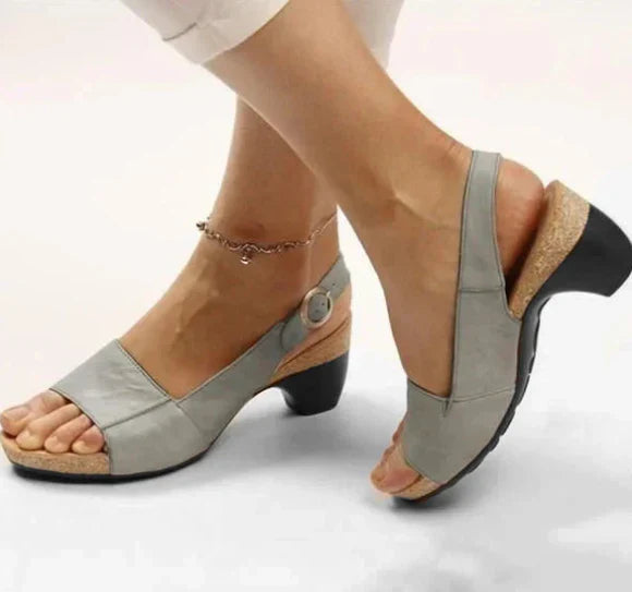 Elfi - Bequeme, elegante Schuhe mit niedrigem, klobigem Absatz