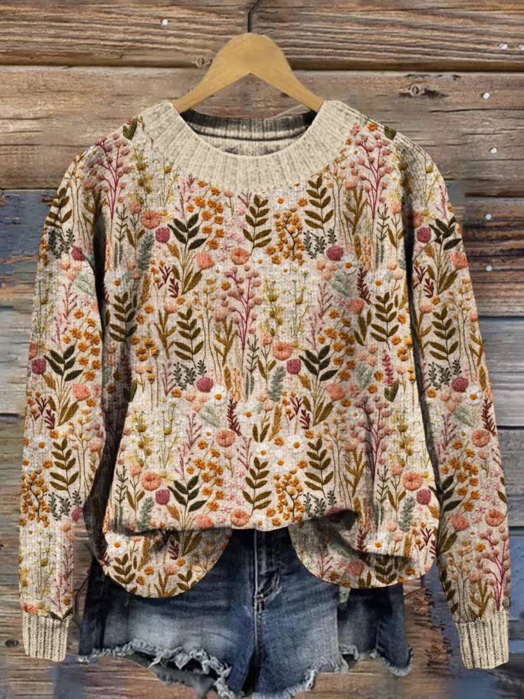 Lillymoda | Ashlynn - Warme Bestickte Pullover