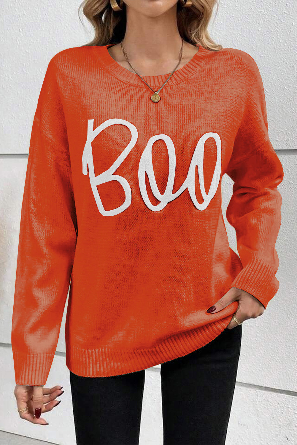 Pullover mit Letter-Print – Schlichter Alltagslook für Herbst 2024- Sunny