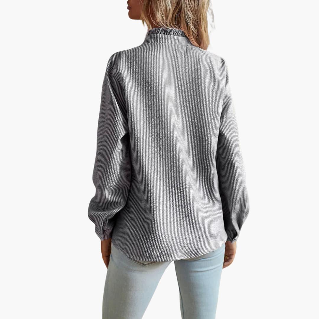 Schmeichelnde, maßgeschneiderte Bluse für Damen