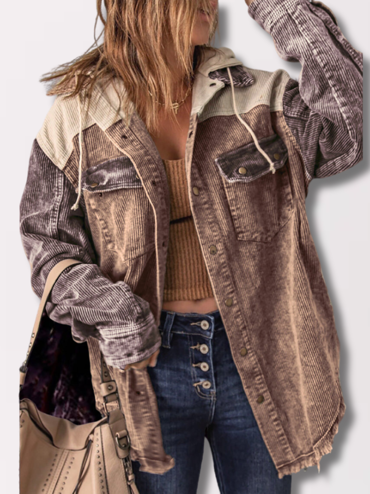Lillymoda | Jordyn - Vintage Rib Samt Jacke