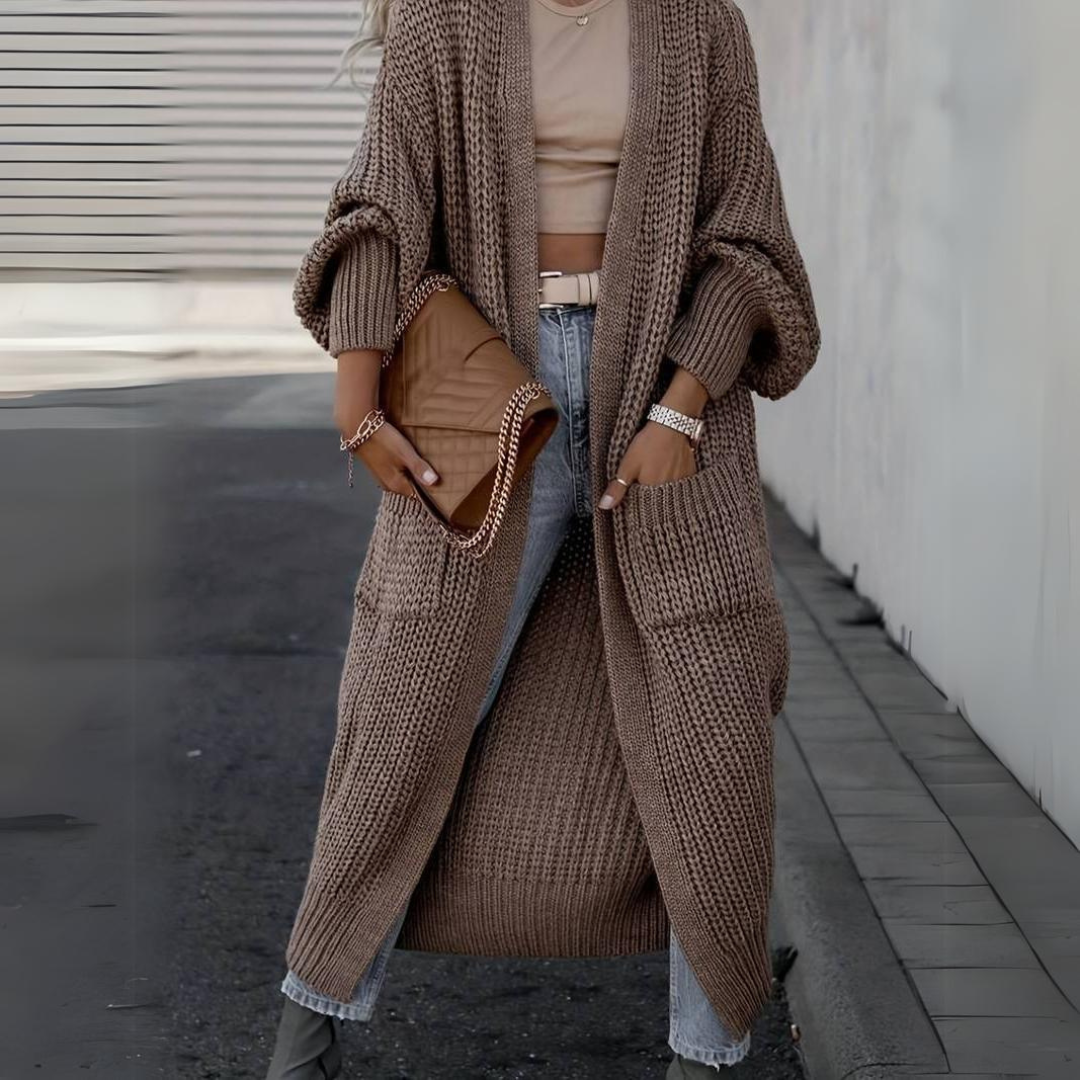 Greta Cardigans | Stilvolle, lange, offene Cardigans zum Schichten