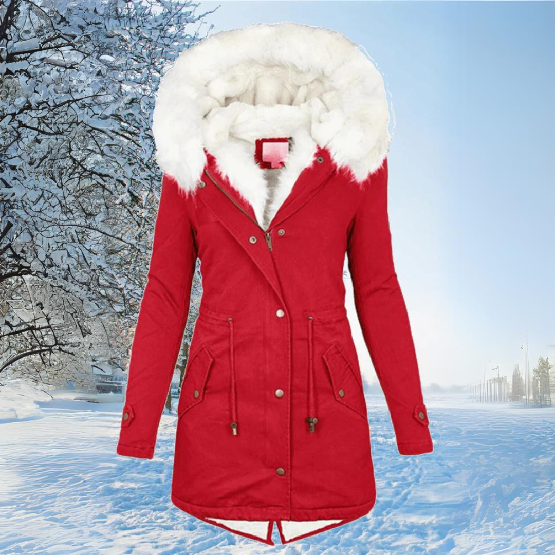Birgite Jacke | Langer und warm gefütterter Wintermantel