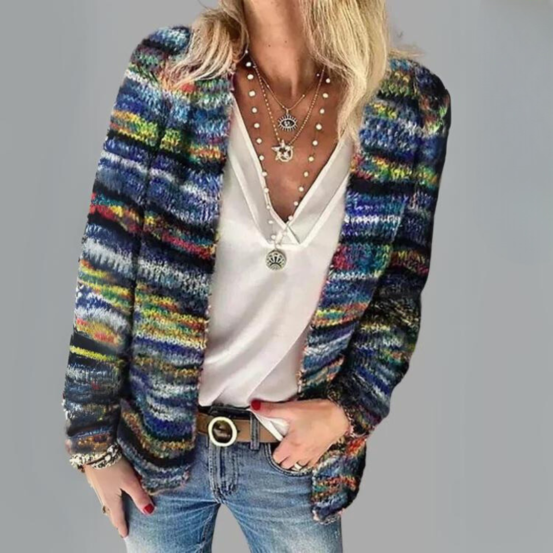 Mette Pulli | Strickjacke - Mehrfarbig
