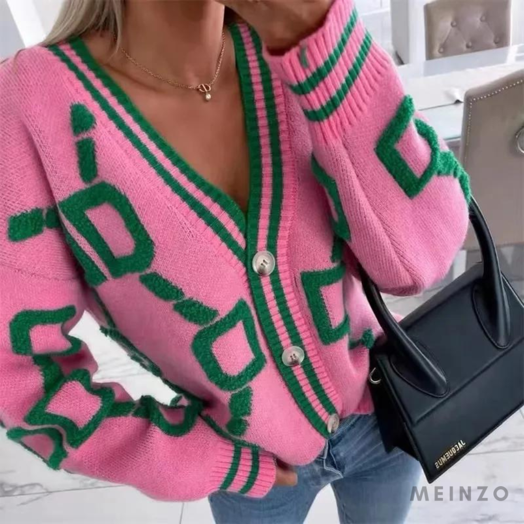 Elsa Strickjacke | Kuschelweicher, locker gestrickter Damen-Strickjacke