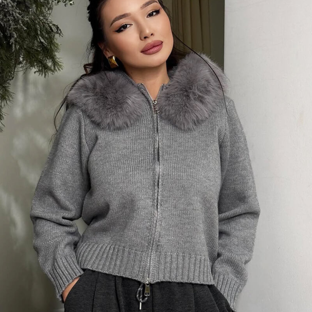 Romy Winterjacke | Bequeme Jacke mit Faux Fur für kalte Tage
