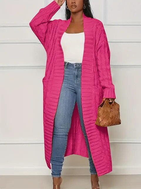 Lillymoda | Alice - Knitted Maxi Cardigan