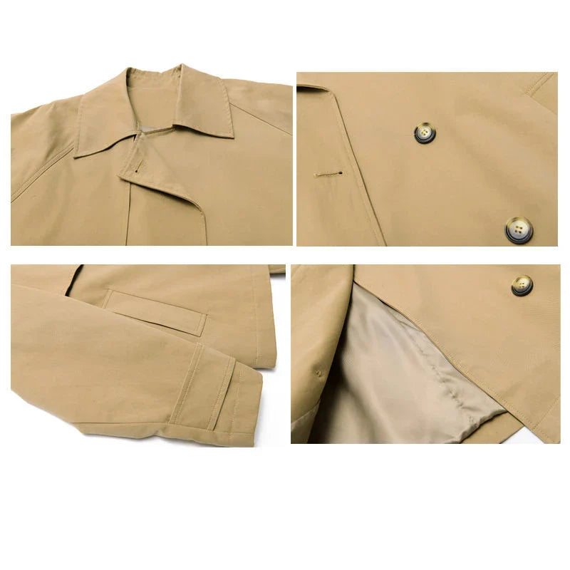 Lillymoda | Alora - lässiger Trenchcoat mit Gürtel