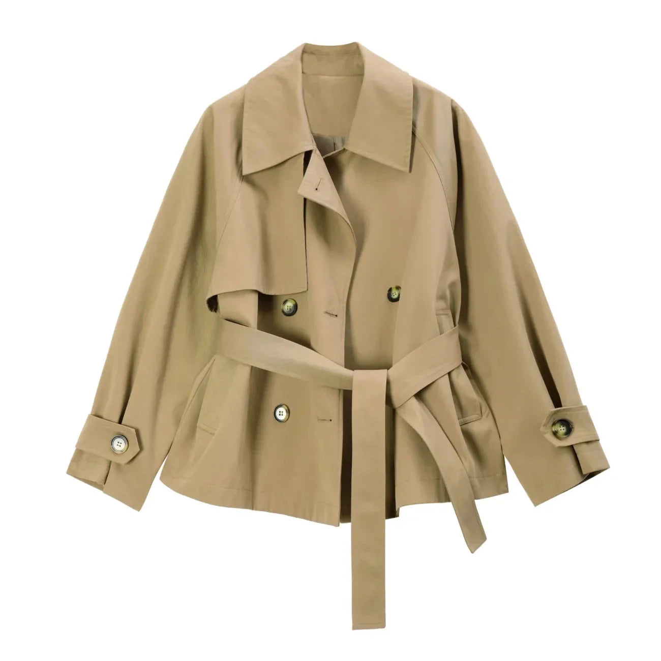 Lillymoda | Alora - lässiger Trenchcoat mit Gürtel
