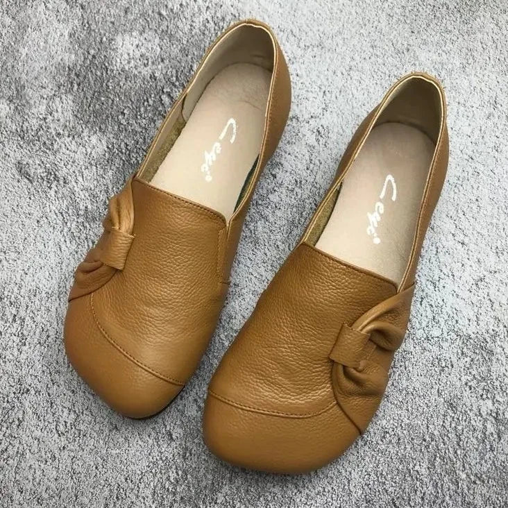 Clar  | Damen Flache Weiche Schuhe| Rutschfest